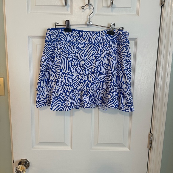 Lilly Pulitzer Womens Cascadia Skort Blue UPF 50 Luxletic - Picture 5 of 8